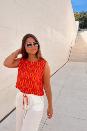 TOP SARA NARANJA